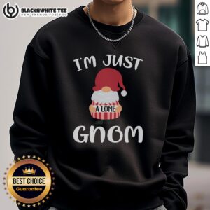 Awesome Valentine Gnome sweatshirt featuring a cute lone gnome design, perfect for Valentine's Day celebrations.