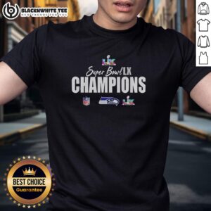 Alt Text: Good Seattle Seahawks Super Bowl LX Champions 2026 NFL logo T-shirt featuring vibrant team colors and design.