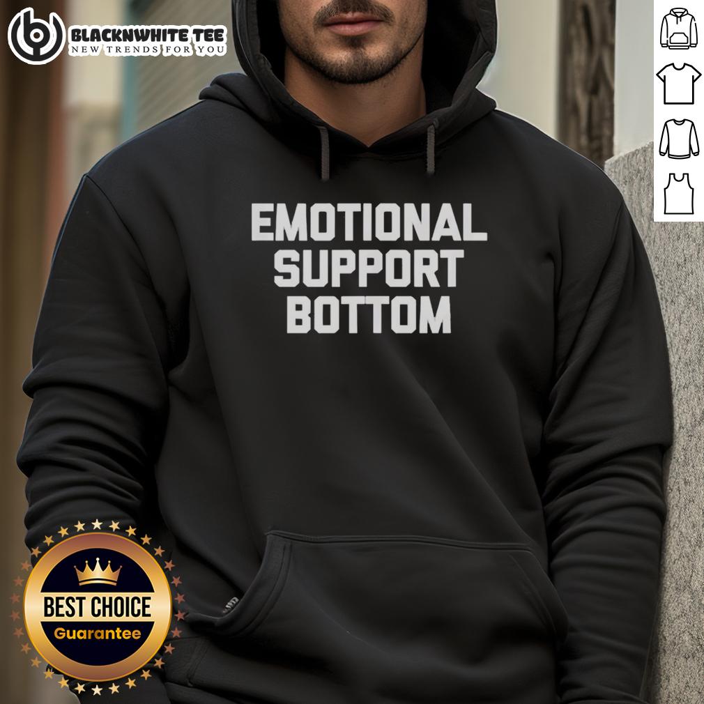 Awesome Emotional Support Bottom Hoodie Awesome Emotional Support Bottom Hoodie in cozy fabric with vibrant colors, perfect for comfort and style.