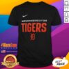 Awesome Engineered For Detroit Tigers MLB logo t-shirt featuring vibrant team colors and stylish design.