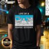 Awesome Life Of A Graphic Designer Creative Professional T-Shirt featuring vibrant design and artistic elements for creatives.