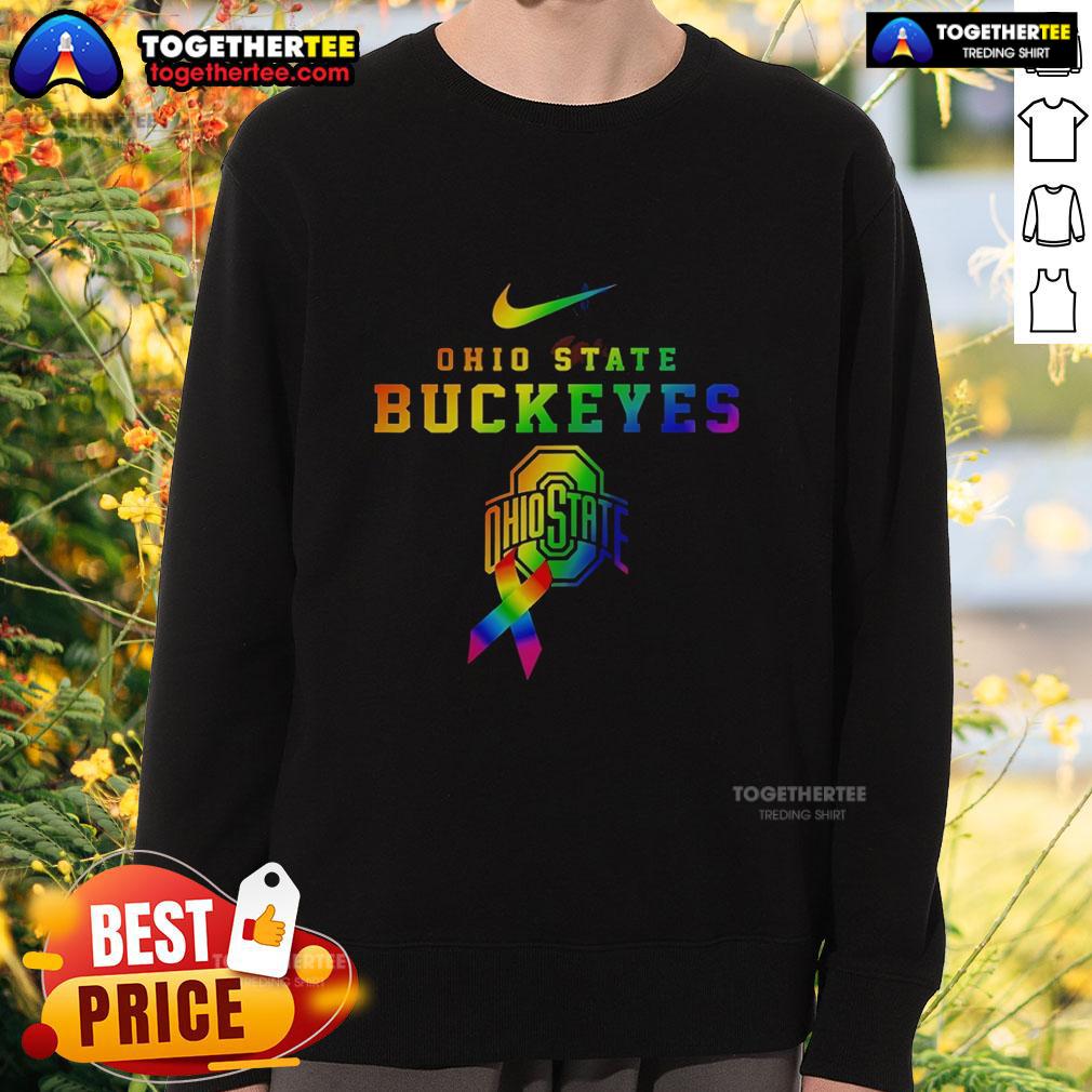 Awesome Ohio State Buckeyes Fight Cancer In All Colors Sweatshirt Ohio State Buckeyes Fight Cancer sweatshirt in vibrant colors, showcasing team spirit and support for cancer awareness.