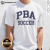 Alt Text: Awesome PBA Soccer Crown Trio T-Shirt featuring a unique design for soccer fans and players, perfect for game day.