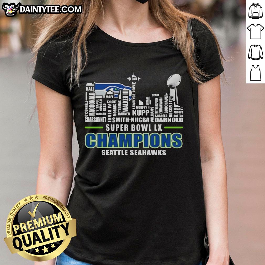 awesome-seattle-seahawks-super-bowl-lx-champions-2026-players-name-city-skyline-shape-ladies-tee Alt Text: Seattle Seahawks Super Bowl LX Champions 2026 players names in city skyline shape on stylish ladies tee.