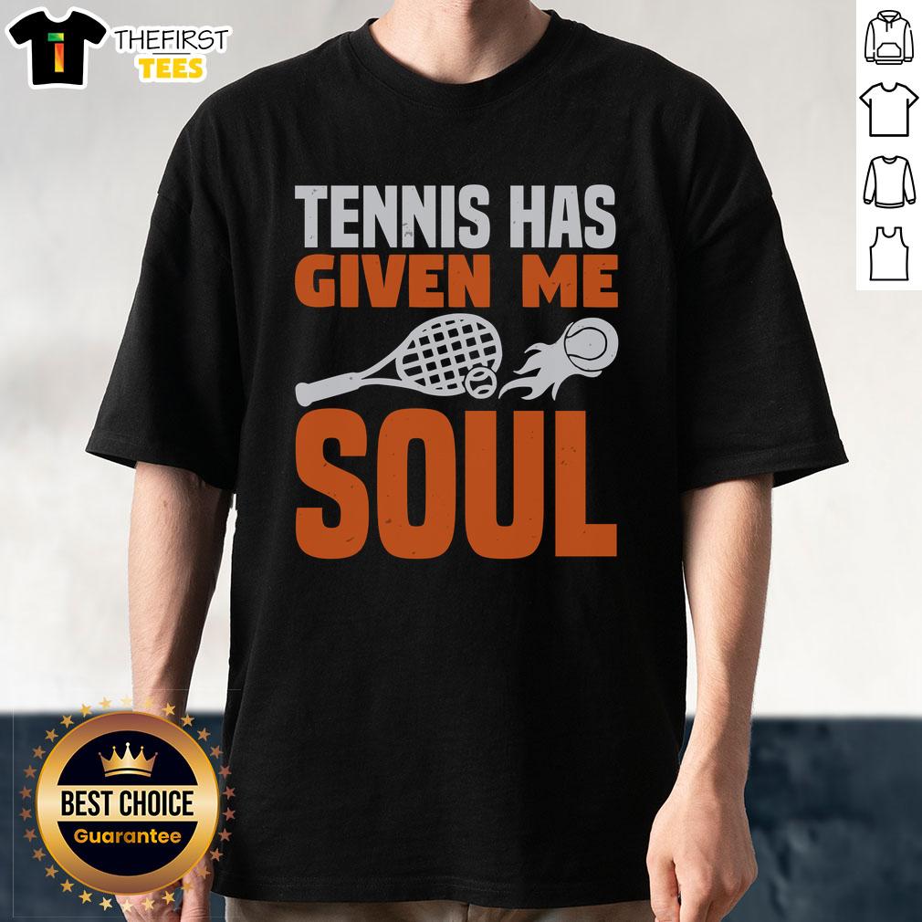 awesome-tennis-has-given-me-soul-t-shirt Alt Text: Awesome Tennis Has Given Me Soul T-Shirt in vibrant colors, perfect for tennis lovers and sports enthusiasts.