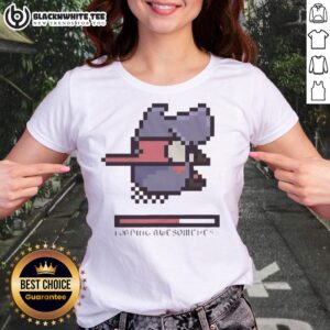 Alt Text: Stylish Nice Loading Awesomeness Ladies Tee in vibrant colors, perfect for casual outfits and expressing individuality.