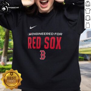 Original Engineered For Boston Red Sox MLB Logo T-Shirt - Image 5