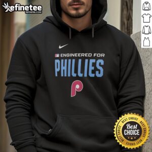 Original Engineered for Philadelphia Phillies MLB logo hoodie featuring vibrant team colors and stylish design.
