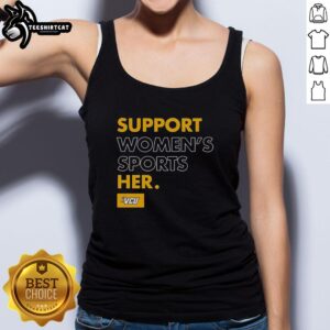 Premium Virginia Commonwealth VCU women's sports tank top in trendy design, perfect for supporting female athletes.
