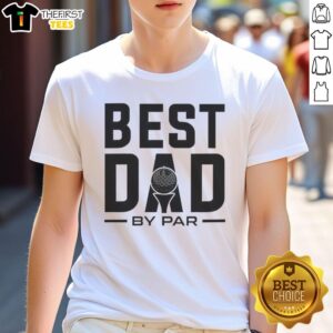 Original Modern Golf Best Dad By Par T-Shirt featuring a stylish design perfect for golf-loving fathers.