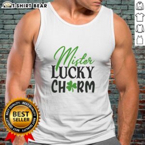 Official Mister Lucky Charm Tank Top featuring a vibrant design, perfect for casual wear and good luck vibes.