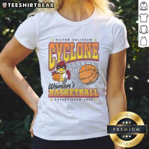 Good Cyclone WBB Max Collegiate Ladies Tee in vibrant colors, perfect for sports fans and casual wear.