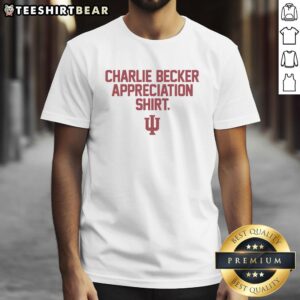 Nice Indiana Football Charlie Becker Appreciation T-Shirt featuring team colors and a tribute design for fans.