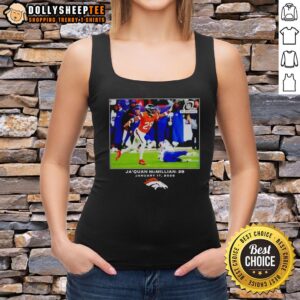 Good Jaquan McMillian Denver Broncos football tank top for 2026 NFL season, showcasing team spirit and style.