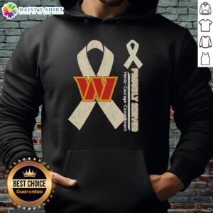 Good Washington Commanders hoodie featuring 'Honor, Courage, Commitment' design, perfect for fans showing pride.