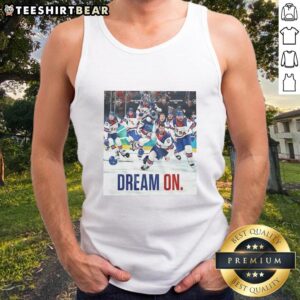 Men's Ice Hockey Team USA champions moment tank top for the 2026 Winter Olympics, showcasing pride and athleticism.
