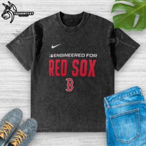 Original Engineered For Boston Red Sox MLB Logo T-Shirt - Image 6