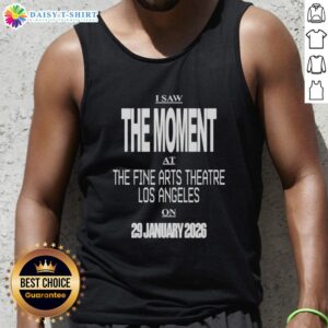 Pretty tank top seen at the Fine Arts Theatre in Los Angeles on January 29, 2026, capturing a stylish moment.