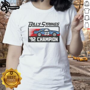 Premium Billy Strings 92 Champion Ladies Tee featuring stylish design and comfortable fit for music fans.