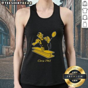 Official Pittsburgh Steelers football 1962 retro logo tank top showcasing classic team pride and vintage style.