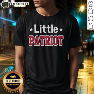 Alt Text: Awesome New England Patriots NFL Little Patriot T-Shirt featuring team colors and logo, perfect for young fans.
