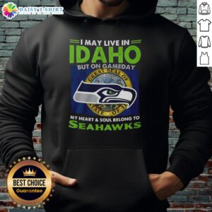 Hot Seattle Seahawks hoodie showcasing team pride for fans in Idaho on game day, heart and soul belong to Seahawks.