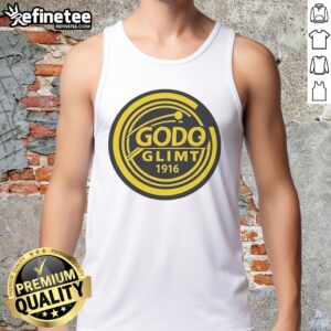 Premium Godo Glimt 1916 Tank Top showcasing a stylish design, perfect for casual summer wear and fashion-forward outfits.