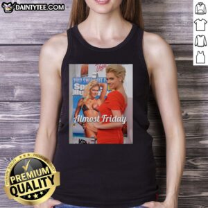 Kate Upton looks stunning in a hot tank top, perfect for almost Friday vibes and stylish summer outings.