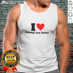 Alt Text: Premium I Love Jimmy Van Schie tank top featuring a stylish design, perfect for fans and casual wear enthusiasts.