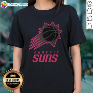 Good Phoenix Suns highlight reel ladies tee showcasing vibrant team colors and dynamic basketball graphics.