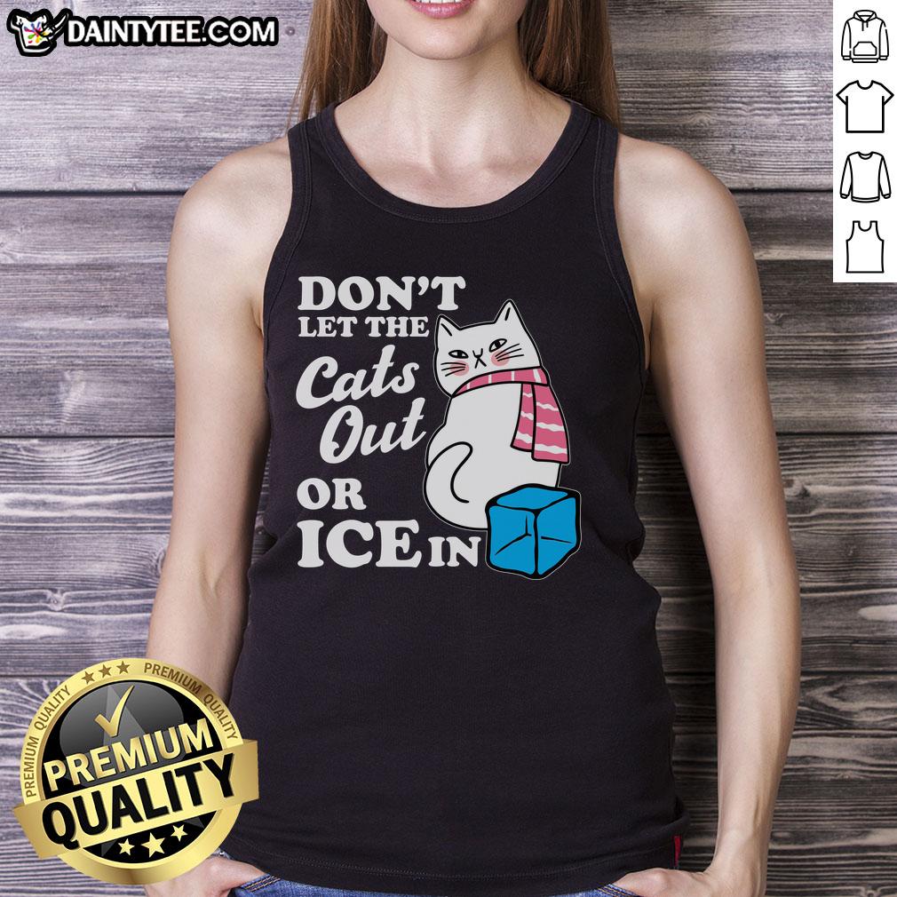 funny-dont-let-the-cats-out-or-ice-in-anti-ice-tank-top Funny anti-ICE tank top design featuring cats, perfect for showcasing your playful stance against ICE enforcement.