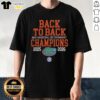 Funny Florida Gators Back To Back Men's Basketball SEC Tournament Champions 2025 2026 T-Shirt design featuring vibrant graphics.