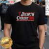 Alt Text: Humorous 'Only Jesus Can Save This Nation' T-shirt featuring Jesus Christ, perfect for casual wear in 2026.