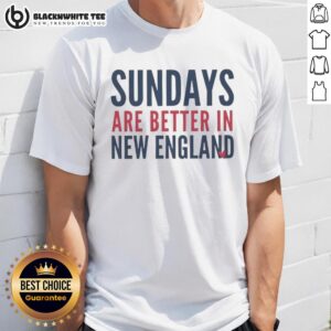 New England Patriots football lover t-shirt perfect for nice Sundays, showcasing team pride and casual style.