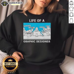 Awesome Life Of A Graphic Designer Creative Professional T-Shirt - Image 5