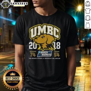 Hot UMBC Retrievers beat Virginia Cavaliers NCAA Division I 2018 t-shirt featuring vibrant team colors and logo.