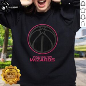 Premium Washington Wizards highlight reel sweatshirt featuring team colors and logo, perfect for fans and casual wear.
