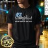 2026 North Carolina Tar Heels city skyline t-shirt featuring all names, perfect for fans and collectors.
