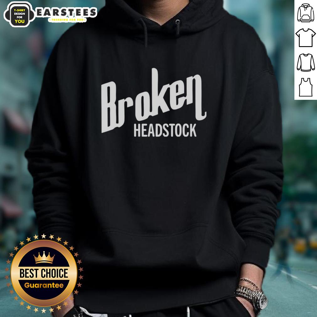 good-broken-headstock-hoodie Good Broken Headstock Hoodie featuring a stylish design perfect for music lovers and guitar enthusiasts.