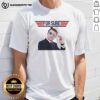 Good Emmanuel Macron X Top Gun Logo T-Shirt featuring a stylish design celebrating leadership and aviation culture.