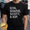 Good Ilya Shane Scott and Kip T-Shirt featuring vibrant graphics and a comfortable fit, perfect for fans of the show.