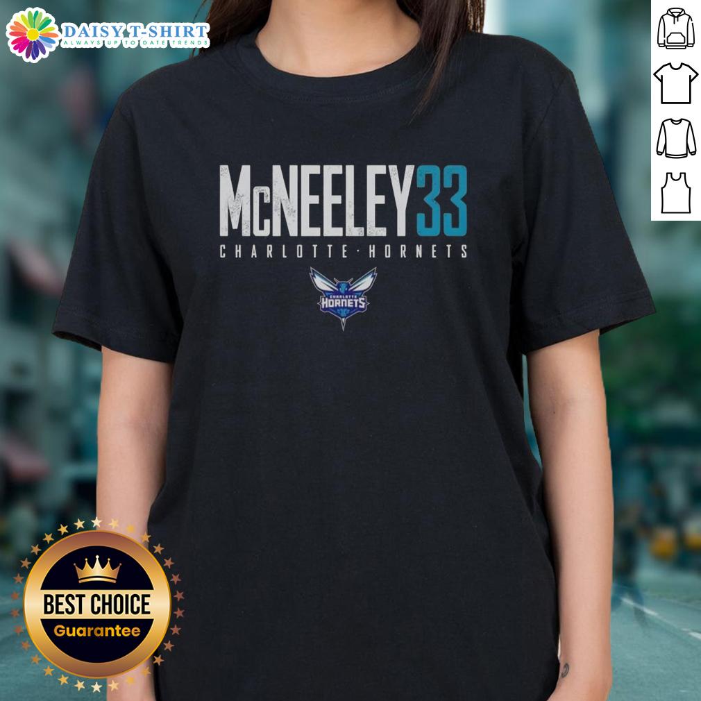 Good Liam Mcneeley 33 Charlotte Hornets Elite Ladies Tee Good Liam Mcneeley in a Charlotte Hornets Elite Ladies Tee, showcasing team spirit and stylish sportswear.