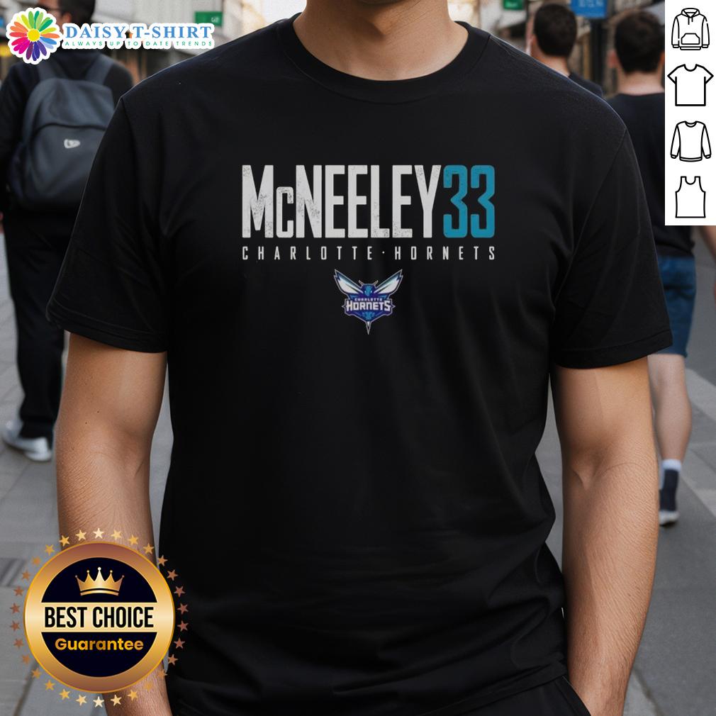 Good Liam Mcneeley 33 Charlotte Hornets Elite T Shirt Good Liam Mcneeley 33 Charlotte Hornets Elite T-Shirt showcasing team colors and player's name on a stylish design.