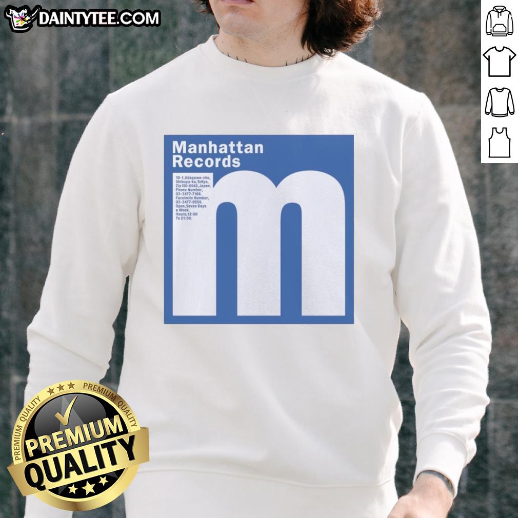 good-manhattan-records-shibuya-tokyo-hip-hop-and-rap-sweatshirt Good Manhattan Records sweatshirt featuring hip-hop and rap design, perfect for music lovers in Shibuya, Tokyo.