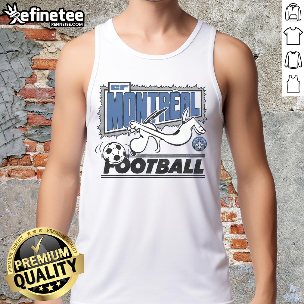 good-peanuts-snoopy-x-cf-montreal-tank-top Alt Text: Good Peanuts Snoopy X CF Montreal tank top featuring a playful Snoopy design, perfect for fans and casual wear.
