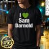 Good Seattle Seahawks I Love Sam Darnold Heart T-Shirt featuring vibrant colors and a heart design for fans.