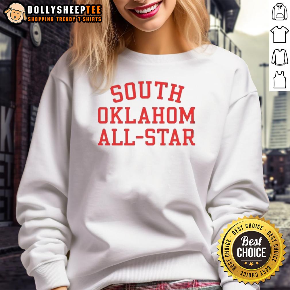Good South Oklahoma All Stars Letter Sweatshirt Good South Oklahoma All-Stars letter sweatshirt featuring a stylish design perfect for fans and casual wear.