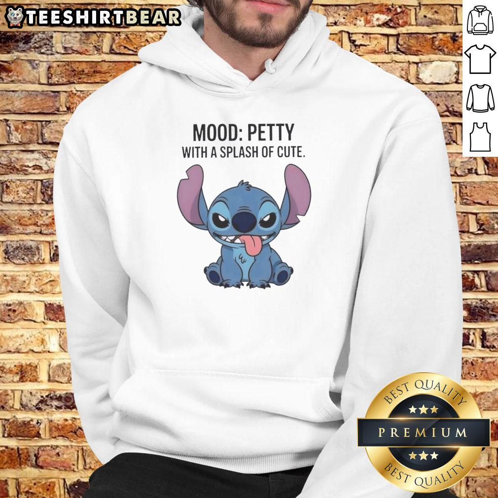 good-stitch-mood-petty-with-a-slash-of-cute-hoodie Alt Text: Good Stitch Mood Petty hoodie featuring a cute design with a stylish slash, perfect for casual wear.
