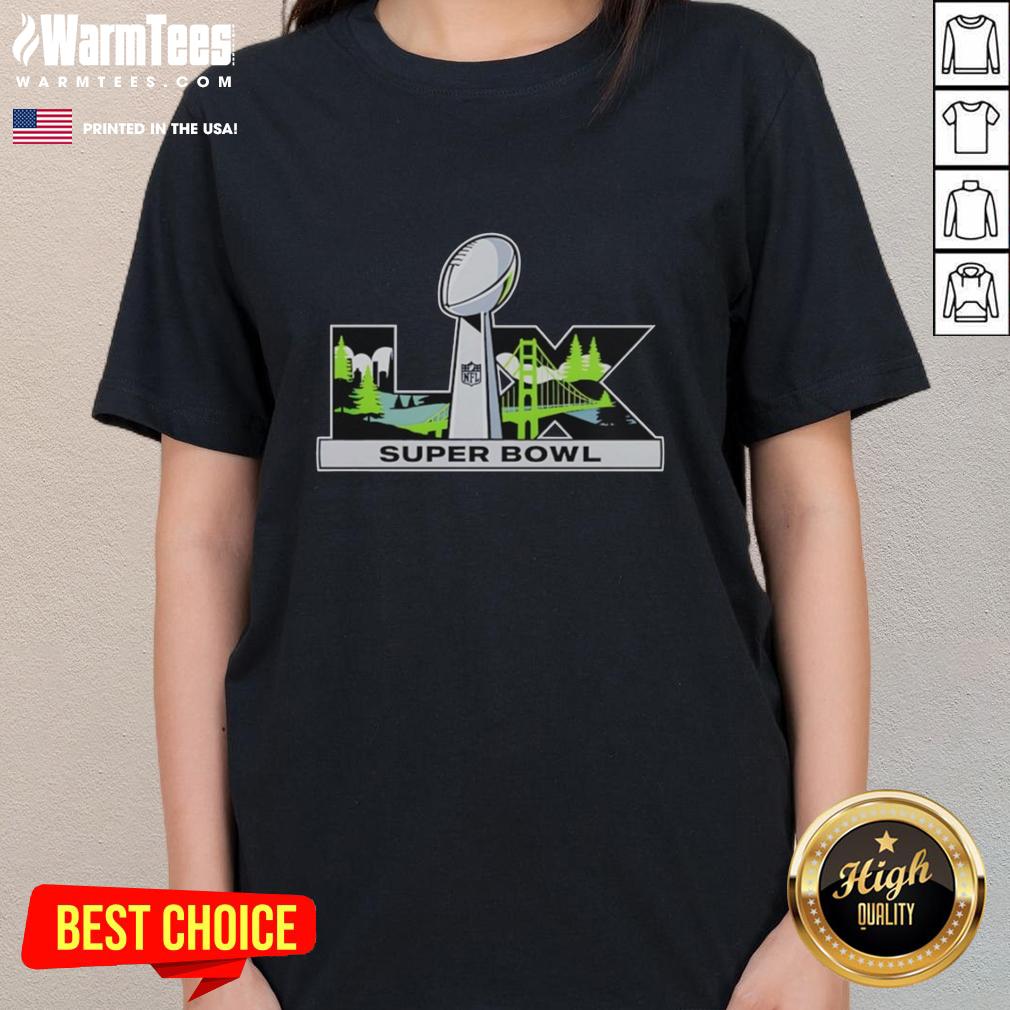 good-super-bowl-lx-trophy-seattle-seahawks-ladies-tee Seattle Seahawks Ladies Tee featuring Good Super Bowl LX Trophy design, perfect for fans celebrating the big game.