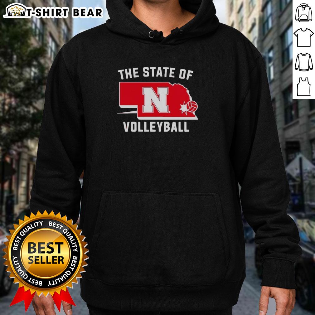 Good The State Of Nebraska Cornhuskers Volleyball Hoodie